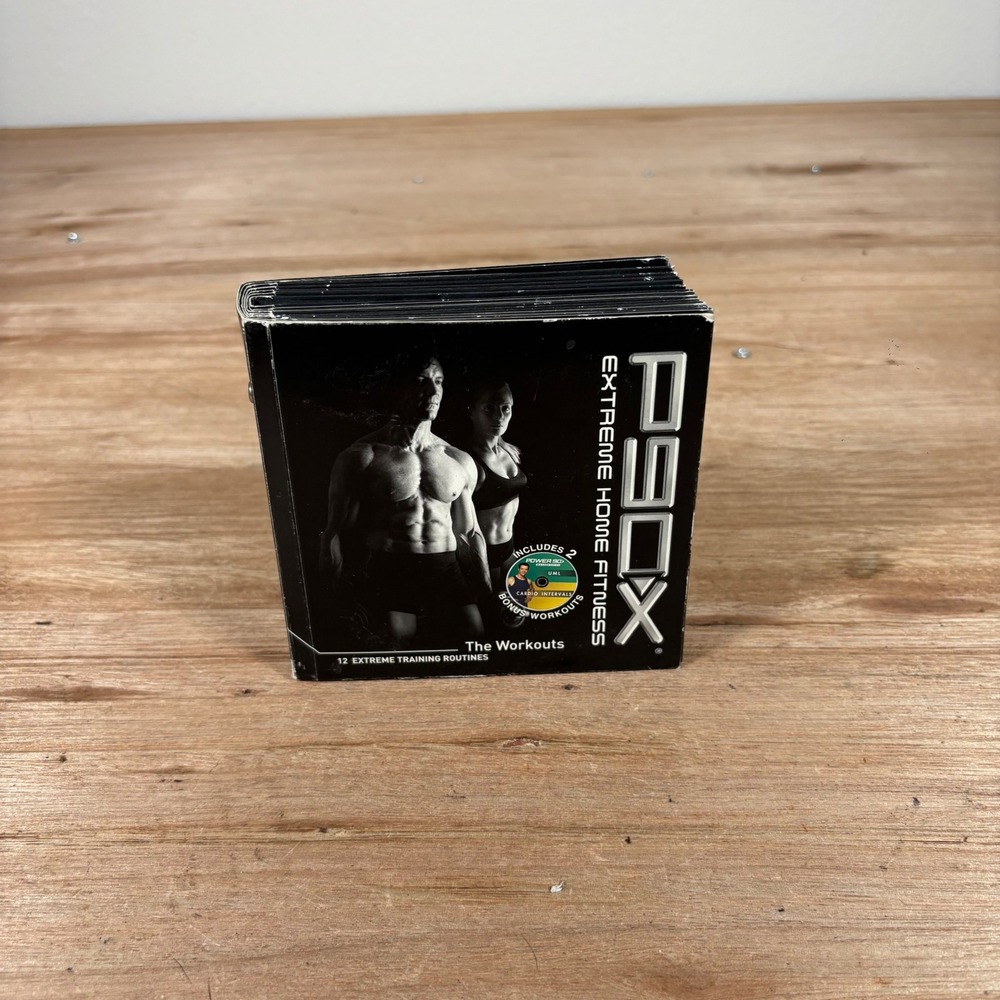 Beachbody P90X Extreme Home Fitness 12 DVD Set Tony Horton Workout Program